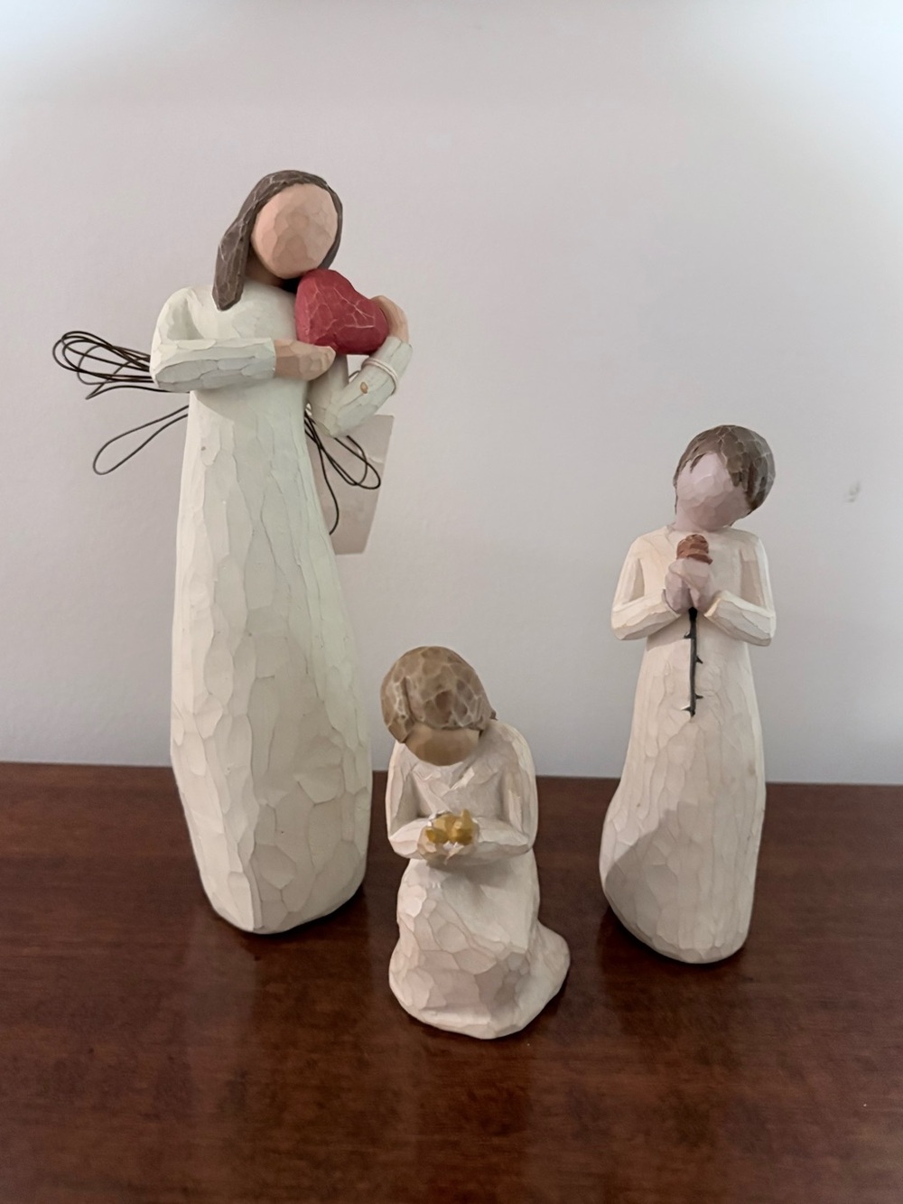 Willow Tree Susan Lordi Retired Angels Lot of 3 Heart Miracles Loving DEMDACO